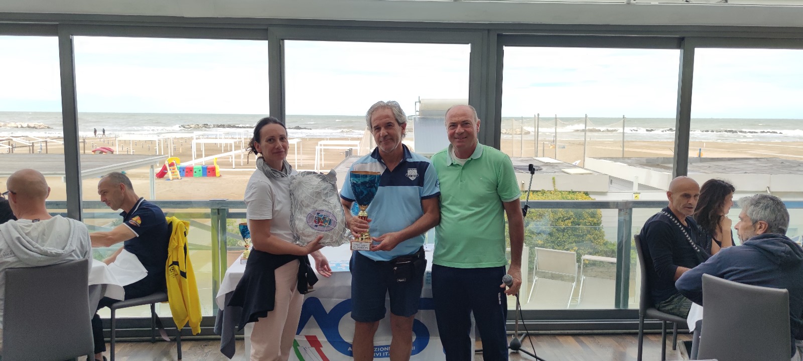 Premiazione Foligno calcio over 50 vicecampione nazionale 2023