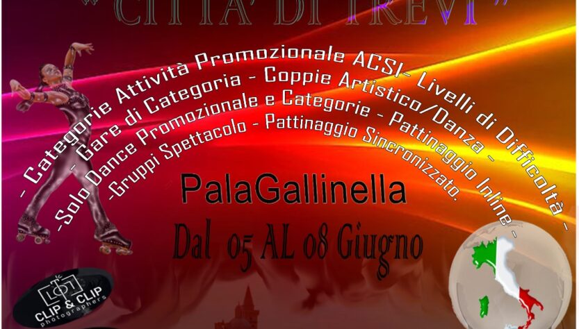 Coppa Italia ACSI 2025 Pattinaggio Artistico, Trevi (Pg), 05- 08 Giugno 2025