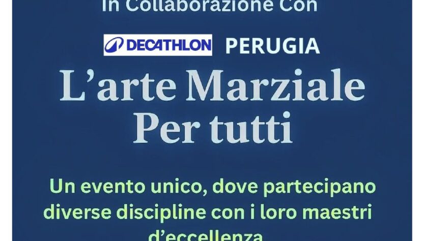 Locandina L'arte marziale per tutti - Perugia 14 giugno 2025