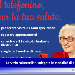 Servizio "il telefonino per la tua salute" associazione "Aiutarella" Terni