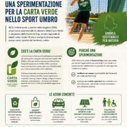 Sustenia Cup: una sperimentazione per la Carta Verde nello sport umbro